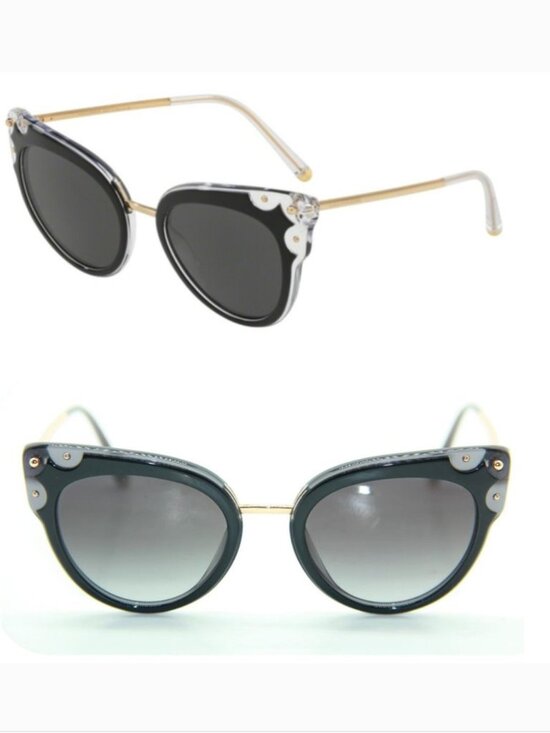 NWT Auth Dolce & Gabbana Cat Eye Sunglasses 4340 main image 6